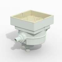 Коробка  распределительная Unik, ABS-пластик, цвет бежевый