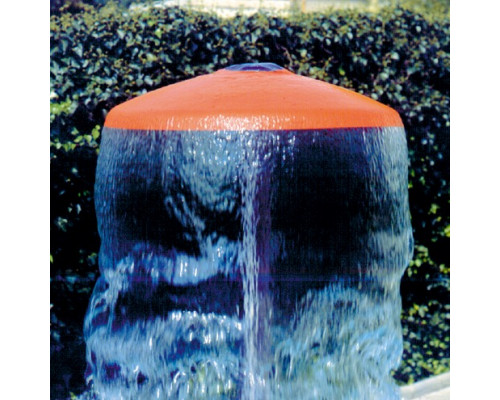 Шляпка  зонтика, Ø 1500 мм, полиэстер, цвет оранжевый