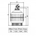 Фильтр  Cantabric Ø 750 мм, 21 м3/ч, с верхним подключением 1 1/2, засыпка 0,6 м