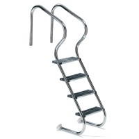 Лестница  Easy Access, 4 ступени Luxe (все двойные), AISI-316