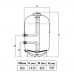 Фильтр  Aster Ø 900 мм, 31 м3/ч, с боковым подключением 2 1/2, засыпка 0,8 м